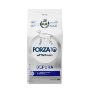 Forza10 DEPURA Active sausā barība suņiem 10kg Cena norādīta par 1 gb. un ir spēkā pasūtot 2 gb.